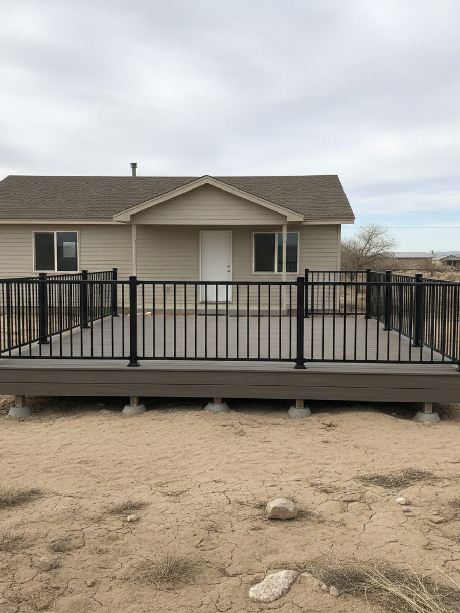 Deck Installation completed by Omega Deck Inc in Las Vegas, NV